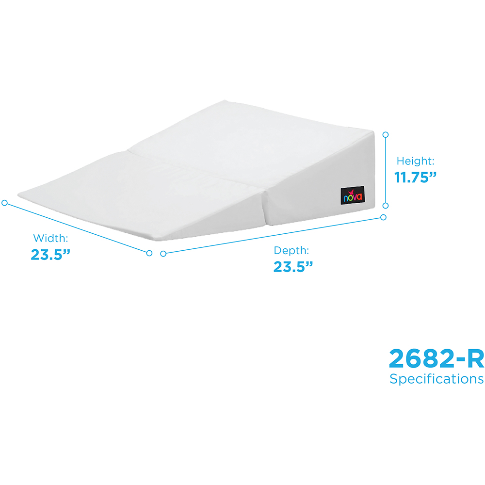 WEDGE CUSHION FOLD 12 WHITE